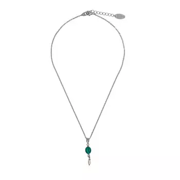 LANZEROTTI Колье Crespino с малахитом и жемчугом