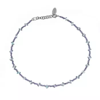 LANZEROTTI Колье Ispirazione, аметист, флюорит