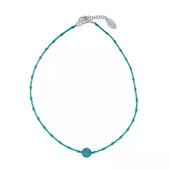 LANZEROTTI Колье, Коллекция Atlantide, с агатом и кристаллом