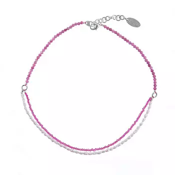 LANZEROTTI Колье Monroe турмалин, жемчуг, кристаллы