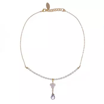 LANZEROTTI Колье, Pesca, с жемчугом и кристаллом