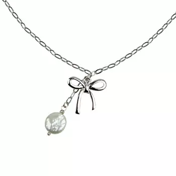 LANZEROTTI Колье с жемчугом и бантом