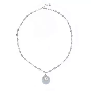 LANZEROTTI Колье Splendore, с жемчугом, жадом и кварцем