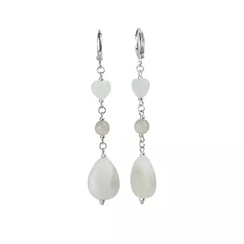 LANZEROTTI Серьги Gelido, с агатом и кошачьим глазом