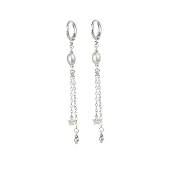 LANZEROTTI Серьги Gelido, с жемчугом и звездой