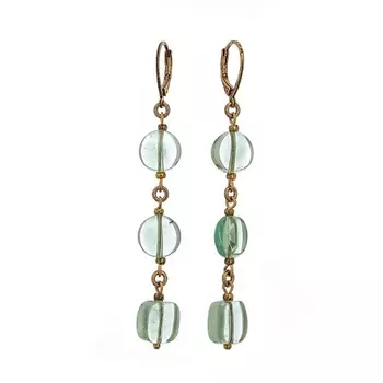 LANZEROTTI Серьги Ispirazione, флюорит