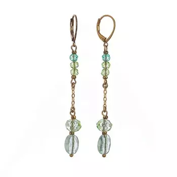 LANZEROTTI Серьги Ispirazione, флюорит, кристаллы