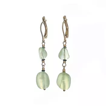 LANZEROTTI Серьги Ispirazione, пренит, гематит