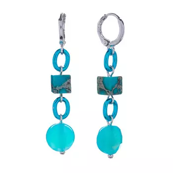 LANZEROTTI Серьги, Коллекция Atlantide, с яшмой и агатом