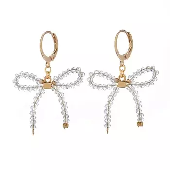 LANZEROTTI Серьги Lanzerotti, Splendore, с бантом из кристаллов