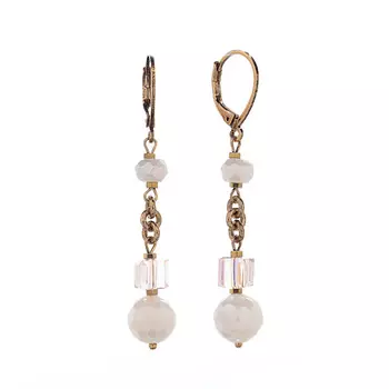 LANZEROTTI Серьги, Pesca, авантюрин, кристалл, гематит