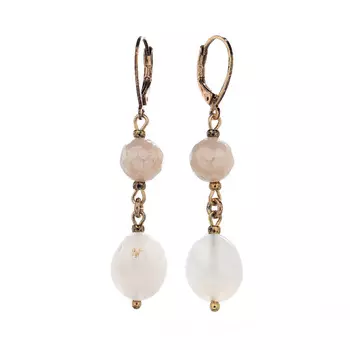 LANZEROTTI Серьги, Pesca, с авантюрином и агатом