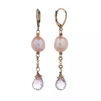 LANZEROTTI Серьги, Pesca, с жемчугом и кристаллом