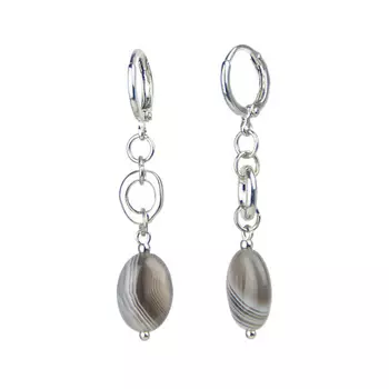 LANZEROTTI Серьги с агатом