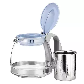 LARA Чайник заварочный 700 мл стеклянный с фильтром 0.7