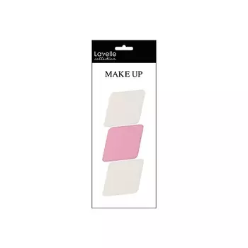 LAVELLE COLLECTION Спонж косметический ромб (в наборе 3шт)
