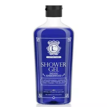 LAVISH CARE Гель для душа мужской Indigo Amberwood Shower Gel
