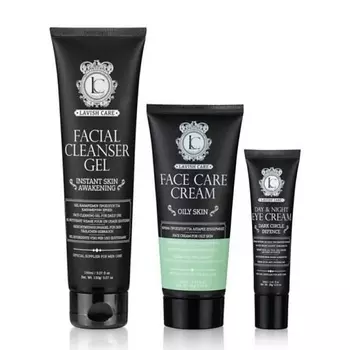 LAVISH CARE Набор для ухода за жирной кожи лица Face Care Set Oily Skin