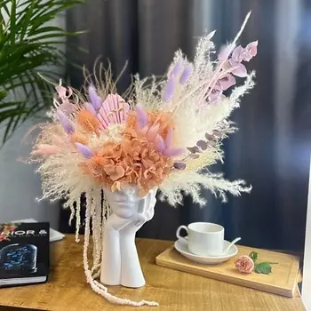 LE BOUQUET Букет сухоцветов в кашпо