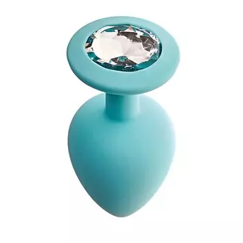 LE FRIVOLE Анальная пробка с кристаллом Gamma + кристалл CORE, размер М