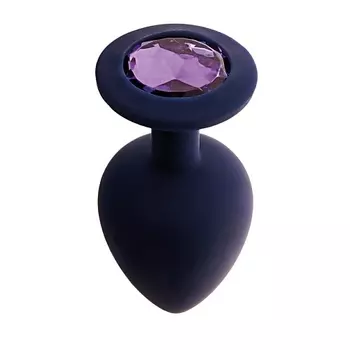 LE FRIVOLE Анальная пробка с кристаллом Gamma + кристалл CORE, размер S