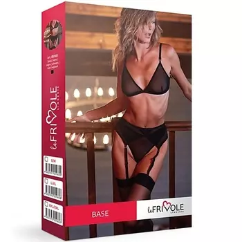 LE FRIVOLE Базовый комплект из бюстгалтера, стрингов и пояса для чулок Base