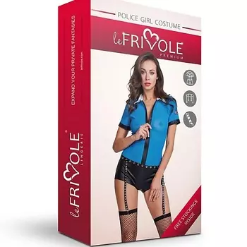 LE FRIVOLE Костюм Полицейского боди на молнии