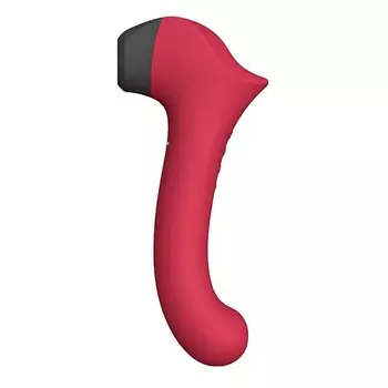 LE FRIVOLE Вакуумный клиторальный стимулятор с вибрирующей и нагреваемой ручкой Halo 2