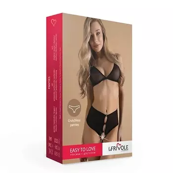 LE FRIVOLE Завораживающие трусики с доступом и каплевидными вырезами Easy to love