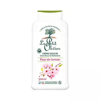 LE PETIT OLIVIER Крем для душа нежный Цветок вишни Fleur de Cerisier Crme Douche