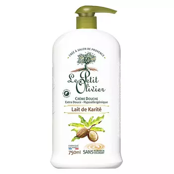 LE PETIT OLIVIER Крем для душа нежный молочко Карите (Ши) Lait de Karite Crme Douche