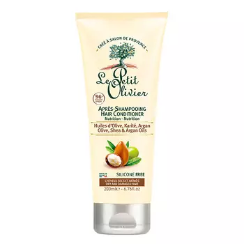 LE PETIT OLIVIER Крем-кондиционер для сухих и поврежденных волос на основе 3-х масел Olive, Shea & Argan Oils Hair Conditioner