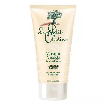 LE PETIT OLIVIER Маска для лица ревитализирующая Желтая глина