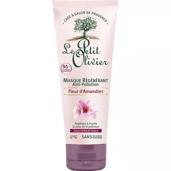 LE PETIT OLIVIER Маска-пенка для лица с цветками миндального дерева Защита от агрессивных факторов окружающей среды