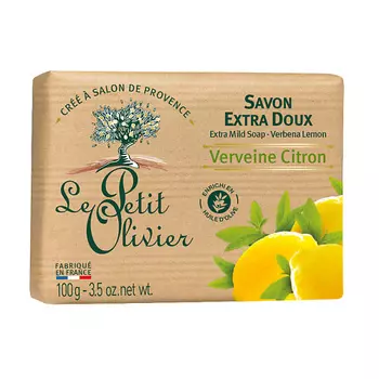LE PETIT OLIVIER Мыло экстра нежное питательное Вербена-Лимон Verveine Citron Soap