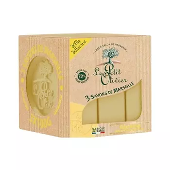 LE PETIT OLIVIER Мыло марсельское для рук с глицерином Glycerine Savons de Marseille