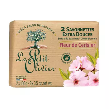 LE PETIT OLIVIER Мыло нежное Цветок вишни Cherry Blossom Soap