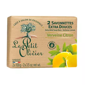LE PETIT OLIVIER Мыло нежное Вербена-Лимон Verveine Citron Soap
