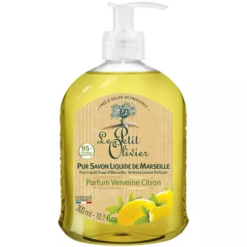 LE PETIT OLIVIER Мыло жидкое с лимоном и вербеной Parfum Verveine Citron Liquid Soap