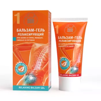 LEAF CODE Гель для суставов охлаждающий релаксирующий от Боли в Спине и мышцах