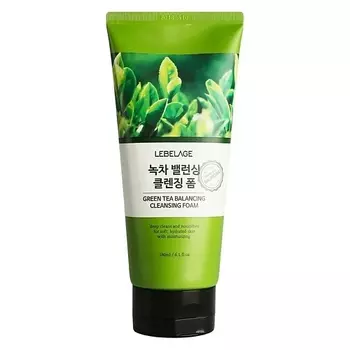 LEBELAGE Балансирующая пенка с зеленым чаем GREEN TEA BALANCING CLEANSING FOAM 180.0