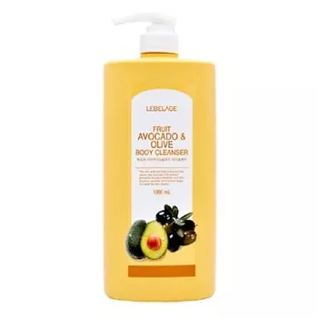 LEBELAGE Гель для душа с авокадо и оливы FRUIT AVOCADO & OLIVE BODY CLEANSER 1000.0