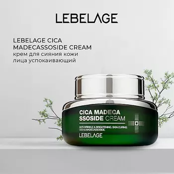LEBELAGE Крем с центеллой и мадекассосидом CICA MADECASSOSIDE CREAM