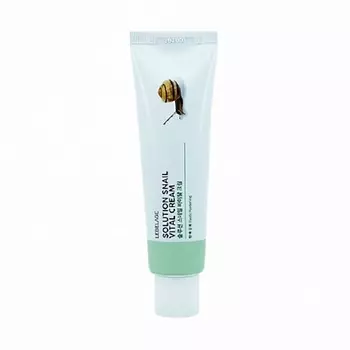 LEBELAGE Крем с улиточным муцином SOLUTION SNAIL VITAL CREAM 50.0