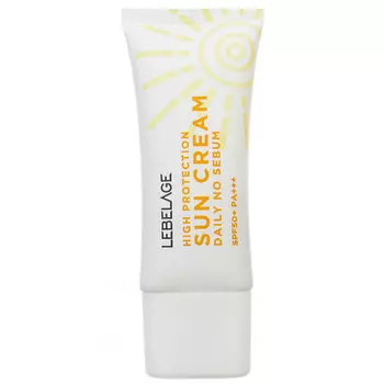 LEBELAGE Крем солнцезащитный контроль жирного блеска No sebum Sun cream SPF50+ PA+++ 30