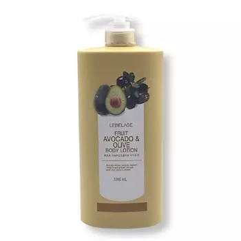 LEBELAGE Лосьон для тела с авокадо и оливы FRUIT AVOCADO & OLIVE BODY LOTION 1000.0
