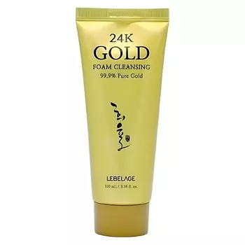 LEBELAGE Пенка для умывания Хи Юль с 24-каратным золотом HEEYUL 24K GOLD FOAM CLEANSING