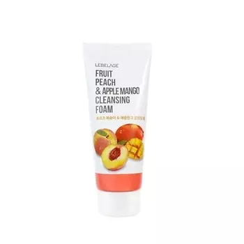LEBELAGE Пенка для умывания с экстрактами персика и манго Fruit Peach & Apple Mango 100.0