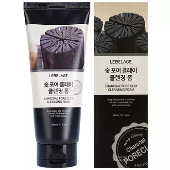 LEBELAGE Пенка для умывания с углем, сужающая поры 180.0