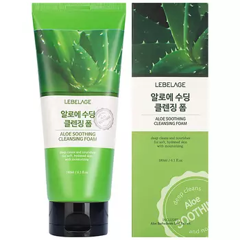 LEBELAGE Пенка очищающая с экстрактом алоэ 180.0